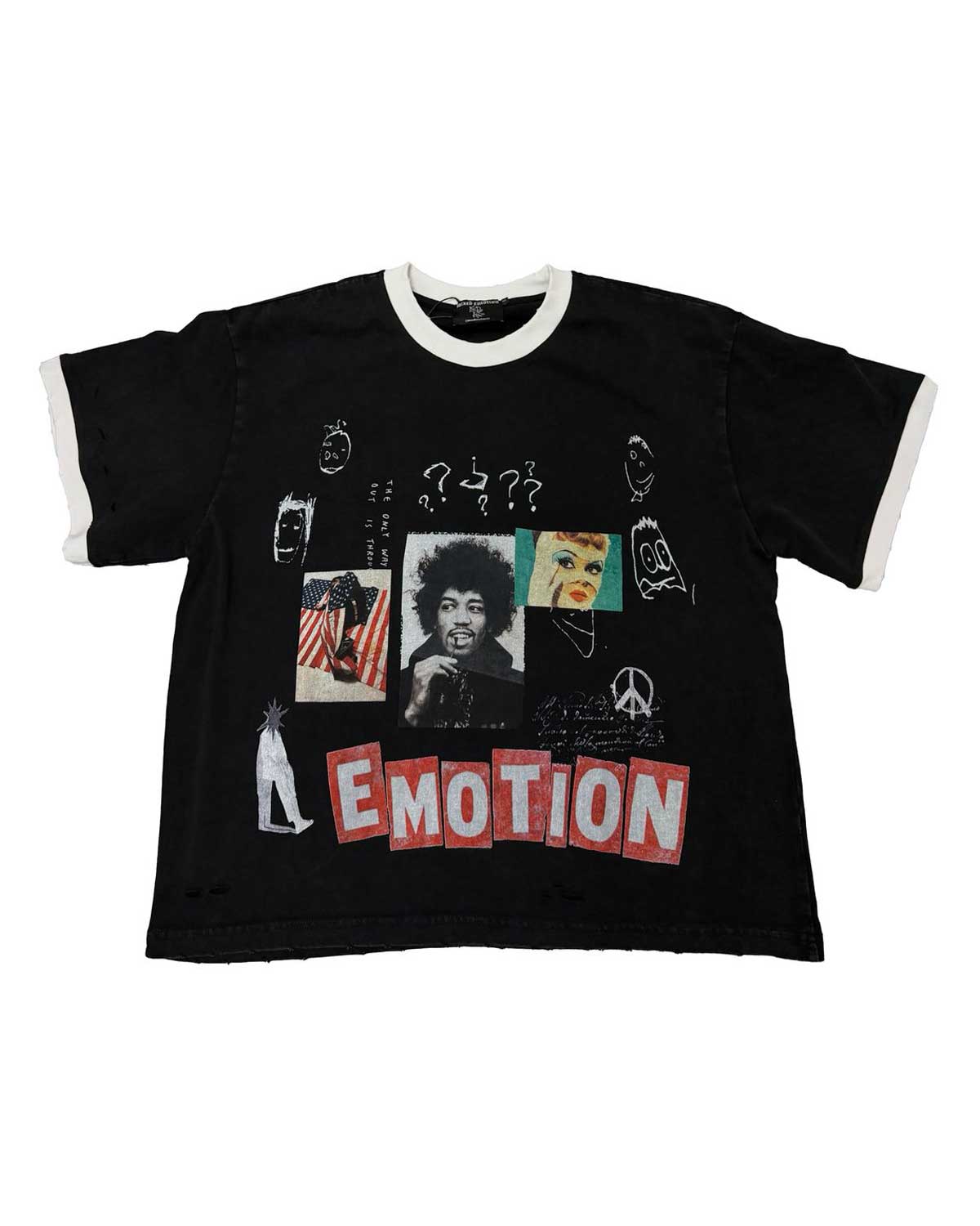 Mixed Emotions Static Tee Black – Restock AR