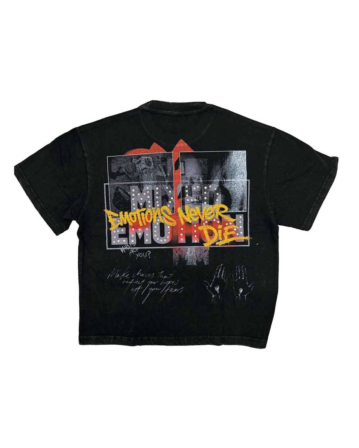 Mixed Emotion Tunes Tee Black