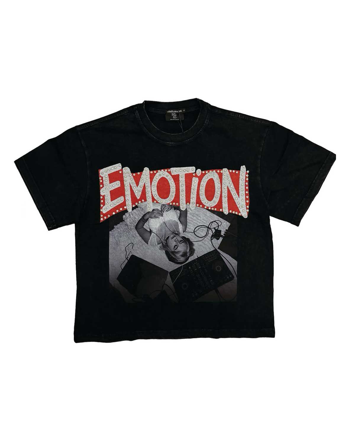 Mixed Emotion Tunes Tee Black