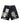 Mixed Emotions AI Denim Shorts Black