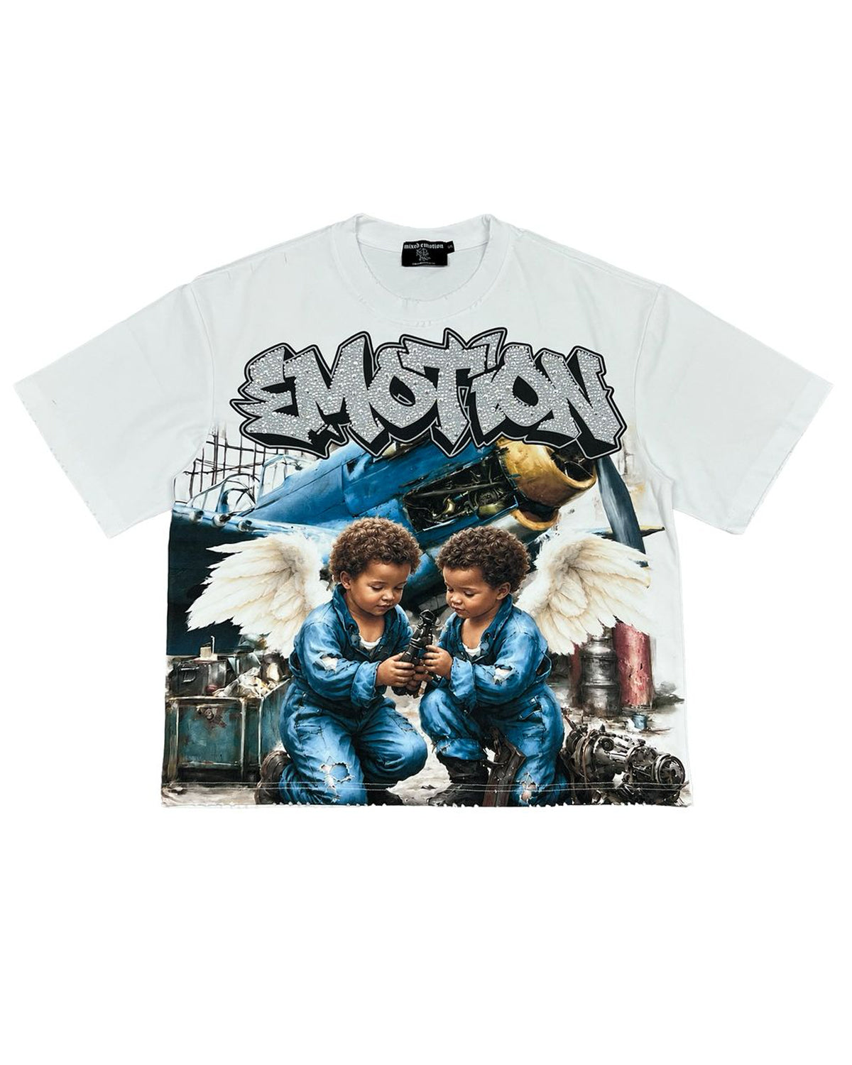 Mixed Emotions Airborne Tee White