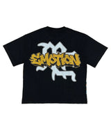 Mixed Emotions Angel Wash Tee Black