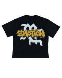 Mixed Emotions Angel Wash Tee Black