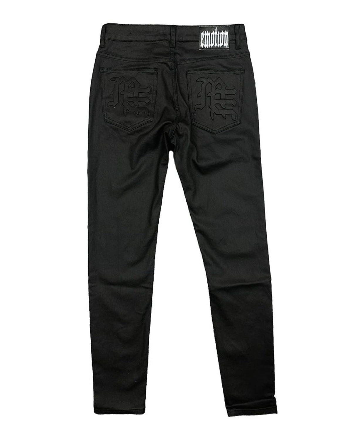 Mixed Emotions Blackout Wax Denim Pants