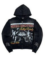 Mixed Emotions Broken Wings Hoodie Black