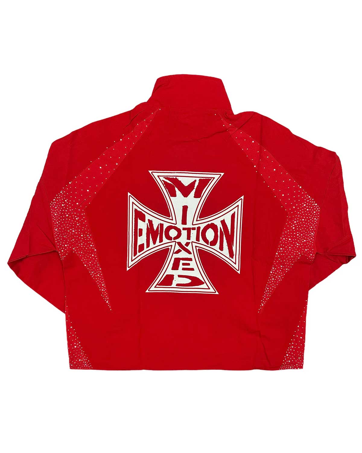Mixed Emotions Classic Nylon Jacket Red