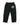 Mixed Emotions Classic Nylon Pant black, nylon track pant with rhinestone Iron Cross logo, front view