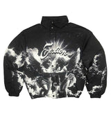 Mixed Emotions Cloud Puffer Jacket Black