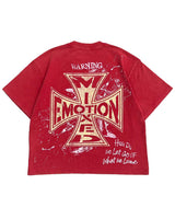 Mixed Emotions Crimson Tee Red