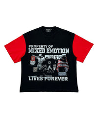 Mixed Emotions Fracture Tee Black