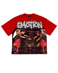 Mixed Emotions Garage Tee Red