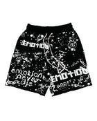Mixed Emotions Graffiti Shorts Black