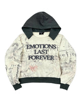 Mixed Emotions Last Forever Pullover Hoodie Cream/Black