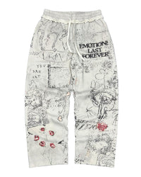 Mixed Emotions Last Forever Sweatpants Cream