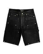 Mixed Emotions Worker Wax Shorts Black