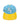 Mixed Emotions ME Hat blue, sky blue snapback with a white gothic ME logo, rhinestones and a yellow brim, front view