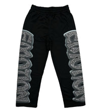 Mixed Emotions Midnight Rhinestone Sweatpants Black