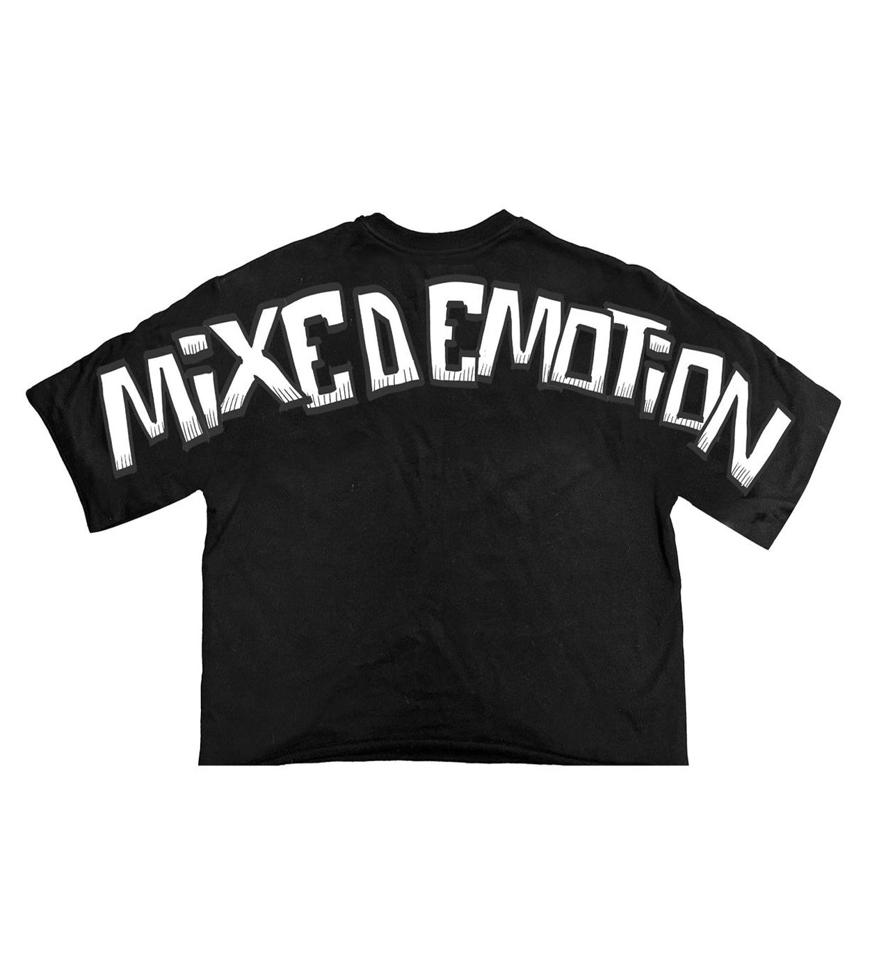 Mixed Emotions Monster Cropped Tee Black – Restock AR