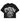 Mixed Emotions Monster Cropped Tee Black
