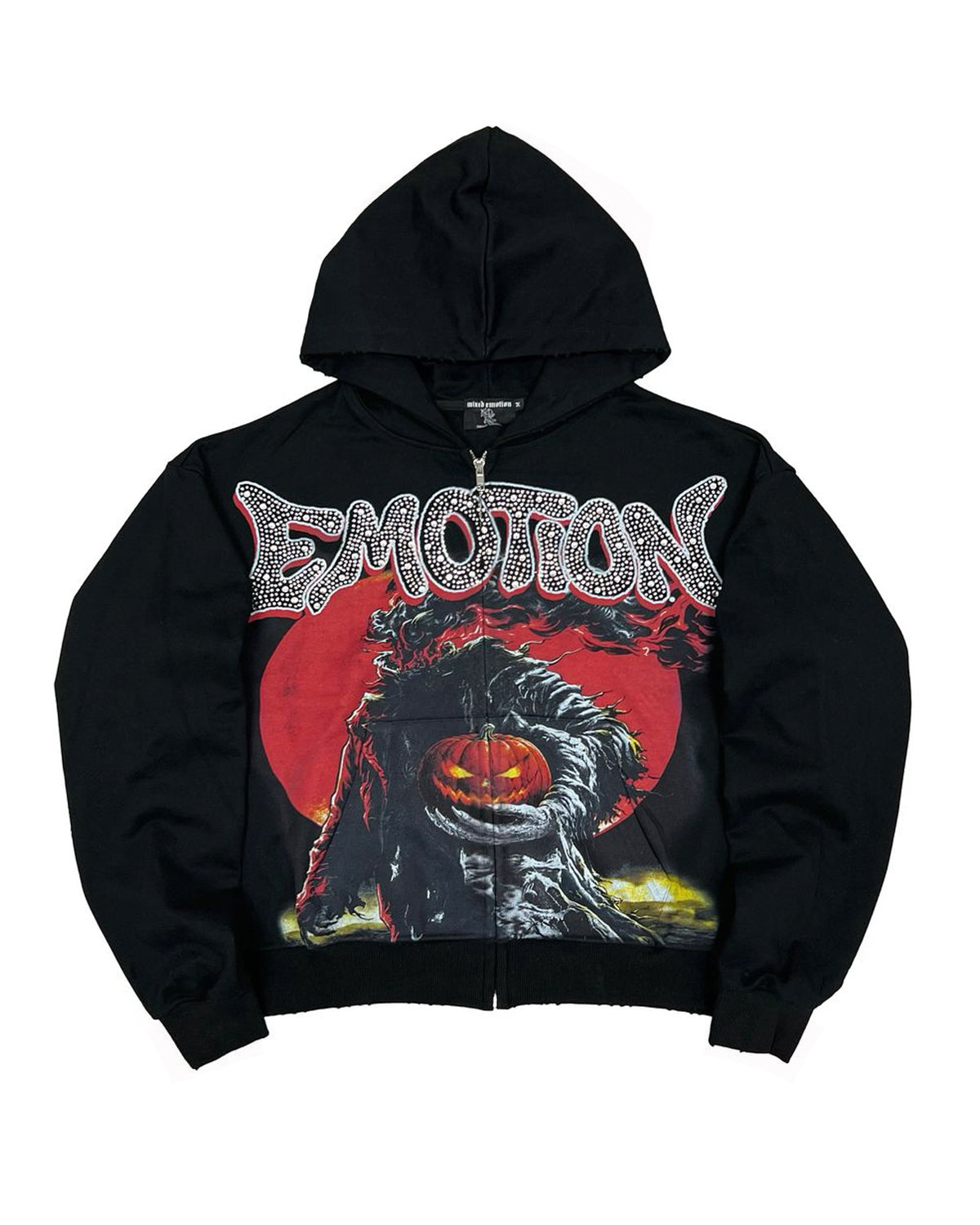 Mixed Emotions Nightfall Zip Up Hoodie Black
