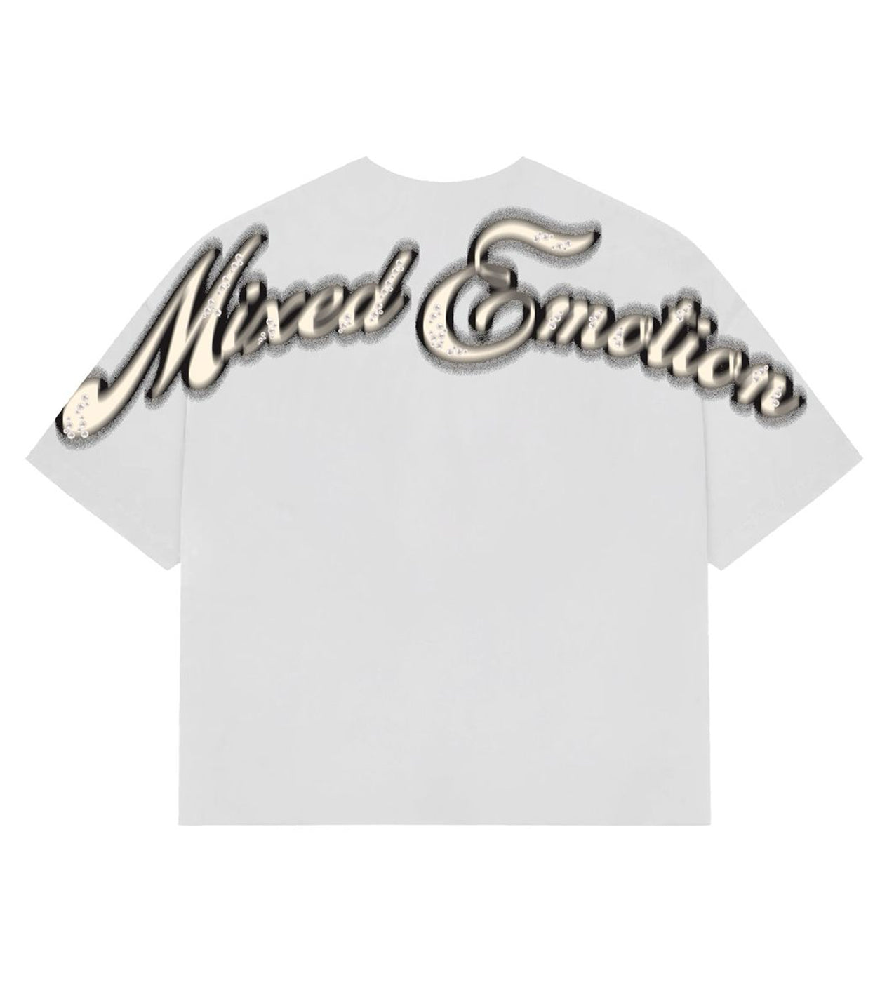 Mixed Emotions Pearl Cropped Tee White – Restock AR Mixed Emotions Pearl Cropped Tee White – Restock AR