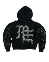 Mixed Emotions Pearl Hoodie Black
