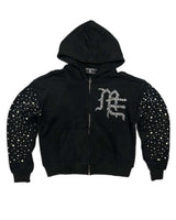 Mixed Emotions Pearl Hoodie Black