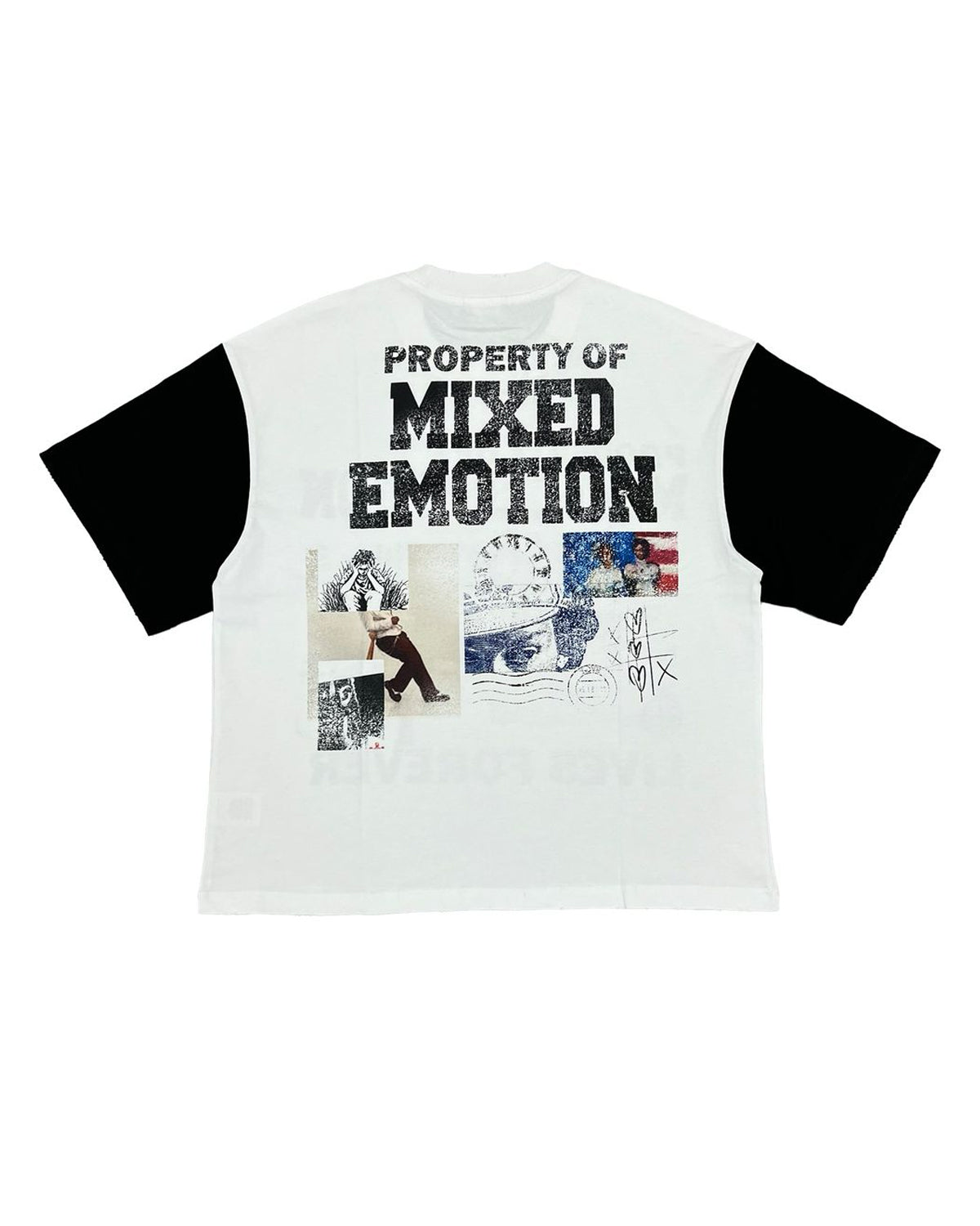 Mixed Emotions Property Tee White