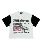 Mixed Emotions Property Tee White