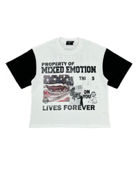 Mixed Emotions Property Tee White