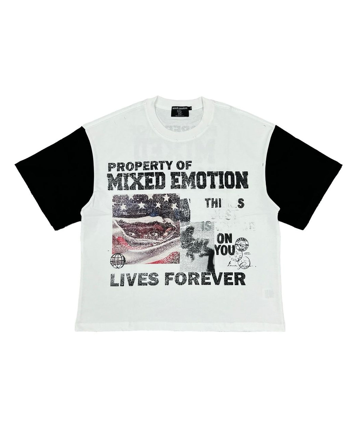 Mixed Emotions Property Tee White