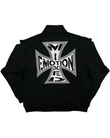 Mixed Emotions Quarter Zip Up Jacket Black