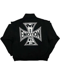 Mixed Emotions Quarter Zip Up Jacket Black