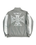 Mixed Emotions Quarter Zip Up Jacket Grey