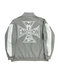 Mixed Emotions Quarter Zip Up Jacket Grey