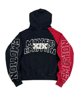 Mixed Emotions Split Decision Hoodie Black/Red