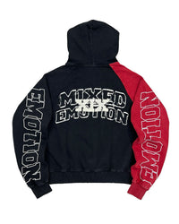 Mixed Emotions Split Decision Hoodie Black/Red