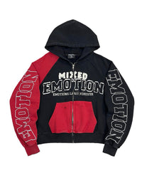Mixed Emotions Split Decision Hoodie Black/Red