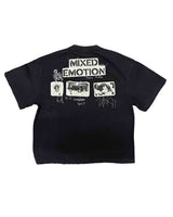Mixed Emotions Stamped Tee Black