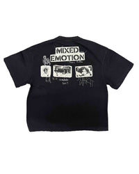 Mixed Emotions Stamped Tee Black