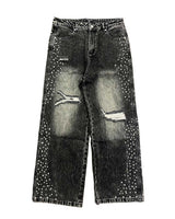 Mixed Emotions Stone Baggy Jeans Grey