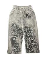 Mixed Emotions Striped Sweatpants Grey