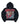 Mixed Emotions Unveiled Zip Up Hoodie Black, black zip hoodie with airbrushed blindfolded cherub graphic, front view