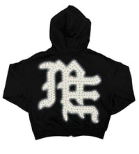 Mixed Emotions "End" Rhinestone Hoodie Black
