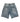 Mixed Emotions "ME" Rhinestone Denim Shorts Blue