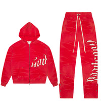 Godspeed OG Logo Sweatsuit V2 Red Tie-Dye