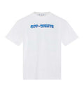 Off-White Blue Metal Arrow Over S/S White Light Blue Tee