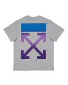 Off-White Multi Color Arrow Tee Heather Grey