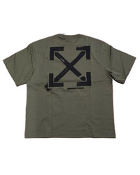 Off-White Patch Arrow Tee Moss Green