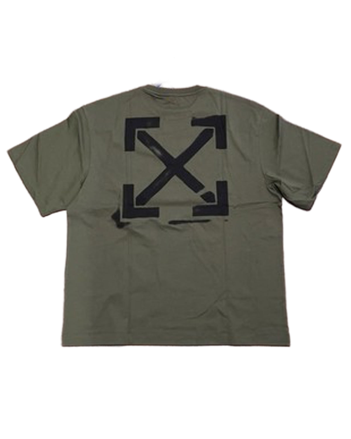 Off-White Patch Arrow Tee Moss Green